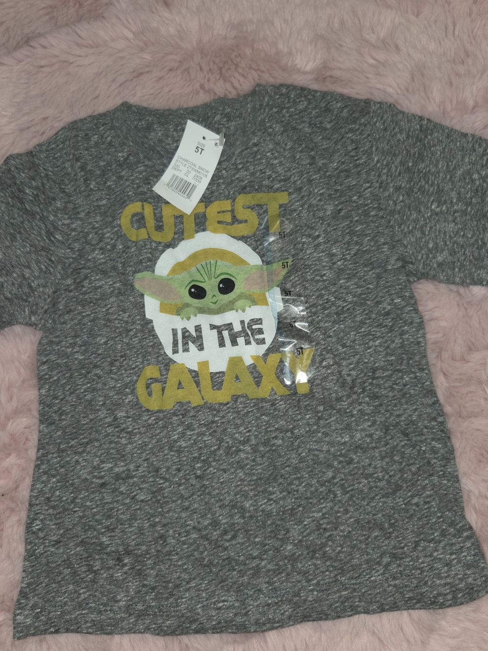 Star Wars Grogu "Cutest in the Galaxy" Kids Graphic tee
